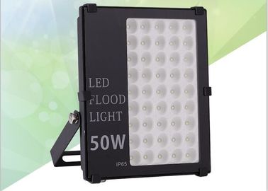 Optical Lens LED Outdoor Flood Light Fixtures , Industrial LED Flood Lights 80~100 lm/W